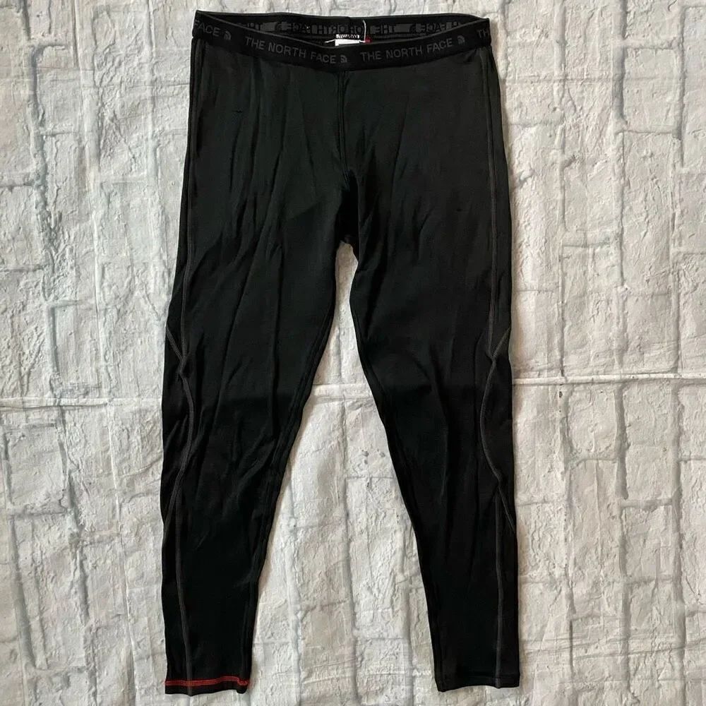 The North Face women M pull on full length compression leggings black